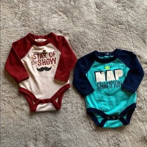 Cat & Jack Onesie 2pk bundle
